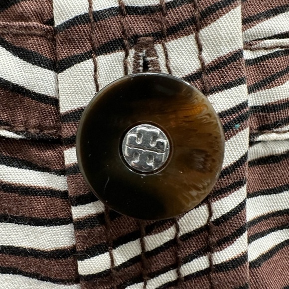 Tory Burch zebra print shirt dress 2 - Picture 6 of 10